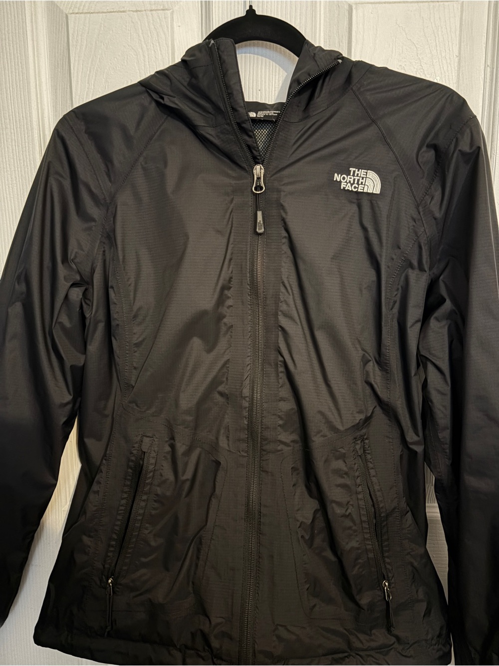 The North Face Women's Black Hooded Windbreaker Jacket
